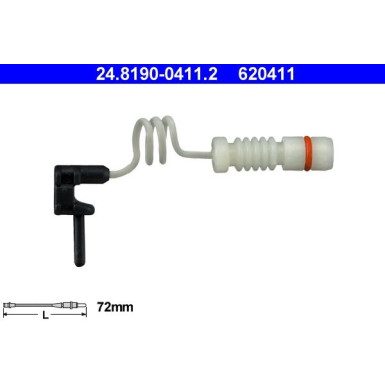 24.8190-0411.2 Warnkontakt, Bremsbelagverschleiß
