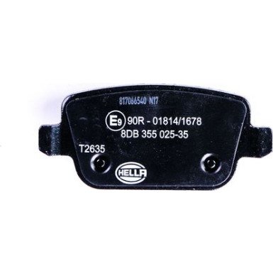 Hella | Bremsbelagsatz, Scheibenbremse | 8DB 355 025-351