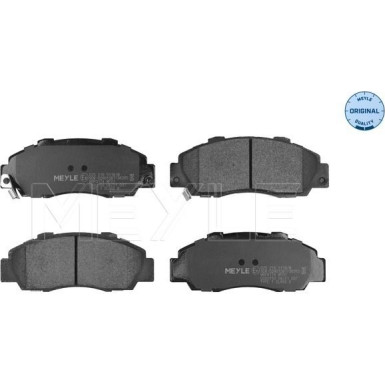 025 216 5118/W Bremsbelagsatz, Scheibenbremse MEYLE-ORIGINAL: True to OE.