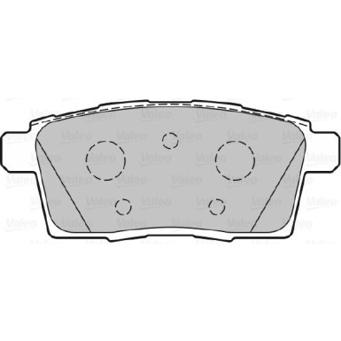 Valeo | Bremsbelagsatz, Scheibenbremse | 301336