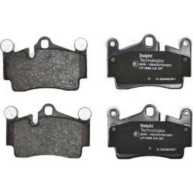 Delphi Bremsbelagsatz, Scheibenbremse LP1998