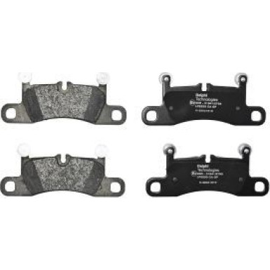 Delphi Bremsbelagsatz, Scheibenbremse LP2233 Delphi Bremsbelagsatz, Scheibenbremse LP2233