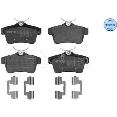 Meyle Bremsbelagsatz, Scheibenbremse MEYLE-ORIGINAL: True to OE 025 249 2217