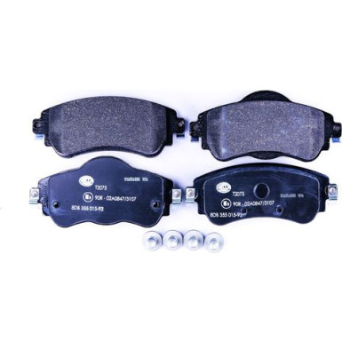Hella | Bremsbelagsatz, Scheibenbremse | 8DB 355 015-931