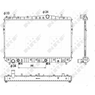 53732 Kühler, Motorkühlung EASY FIT 53732 Kühler, Motorkühlung EASY FIT