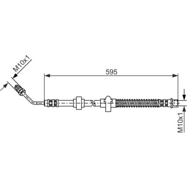 BOSCH | Bremsschlauch | 1 987 476 372