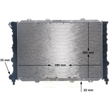 Mahle | Kühler, Motorkühlung | CR 1567 000S