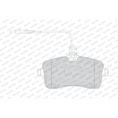 Ferodo Bremsbelagsatz, Scheibenbremse PREMIER ECO FRICTION FDB1725