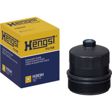 Hengst Filter | Deckel, Ölfiltergehäuse | H203H