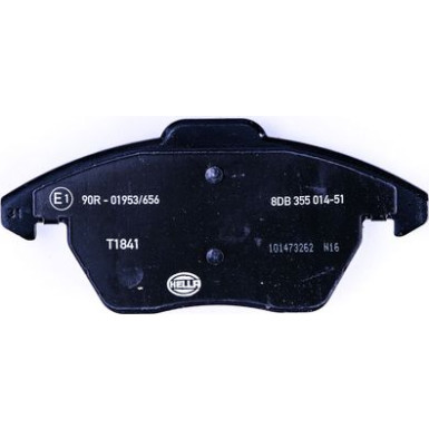 Hella | Bremsbelagsatz, Scheibenbremse | 8DB 355 014-511