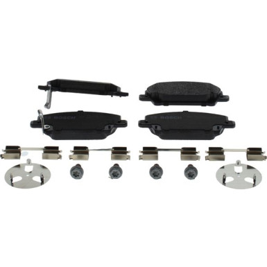 BOSCH | Bremsbelagsatz, Scheibenbremse | 0 986 494 611