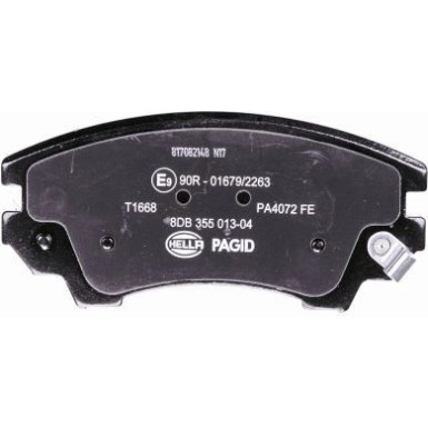 Hella Pagid | Bremsbelagsatz, Scheibenbremse | 8DB 355 013-041