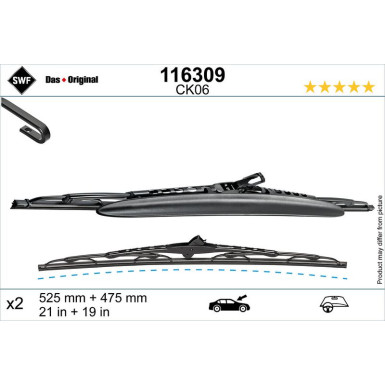 116309 Wischblatt DAS ORIGINAL SET