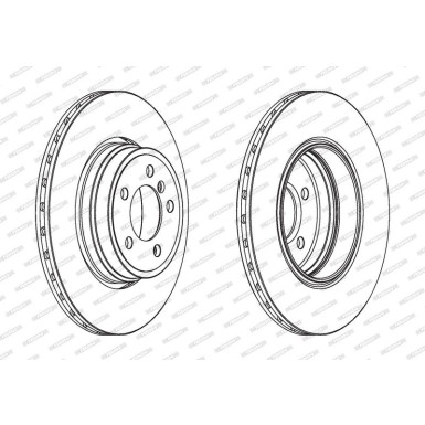 Ferodo | Bremsscheibe | DDF1936C-1