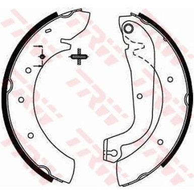 TRW | Bremsbackensatz | GS8207