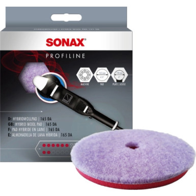SONAX | Aufsatz, Poliermaschine | HybridWollPad 165 DA | 04941000