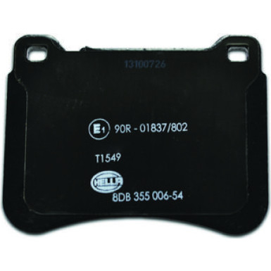 Hella | Bremsbelagsatz, Scheibenbremse | 8DB 355 006-541