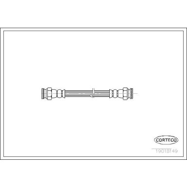 Corteco | Bremsschlauch | 19018149