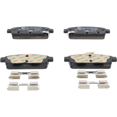 ATE | Bremsensatz, Scheibenbremse | 24.0312-0188.1 + 13.0470-7264.2