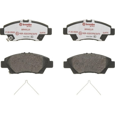 Brembo Bremsbelagsatz, Scheibenbremse XTRA LINE P 28 050X