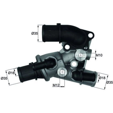 Mahle | Thermostat, Kühlmittel | TI 120 80D