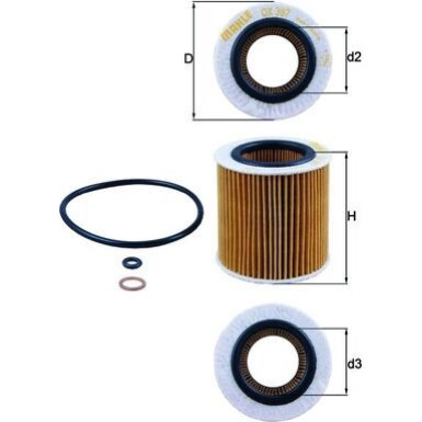 OX 387D Ölfilter