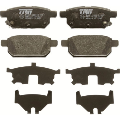 GDB3529 Bremsbelagsatz, Scheibenbremse COTEC