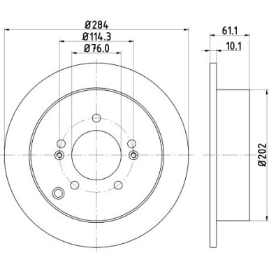Hella | Bremsscheibe | 8DD 355 111-421