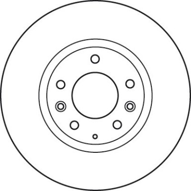 DF4974S Bremsscheibe TRW SINGLE