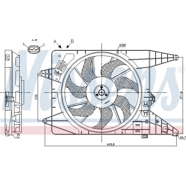 85890 Lüfter, Motorkühlung