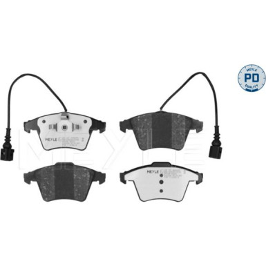 Meyle Bremsbelagsatz, Scheibenbremse MEYLE-PD: Advanced performance and design 025 237 4919/PD