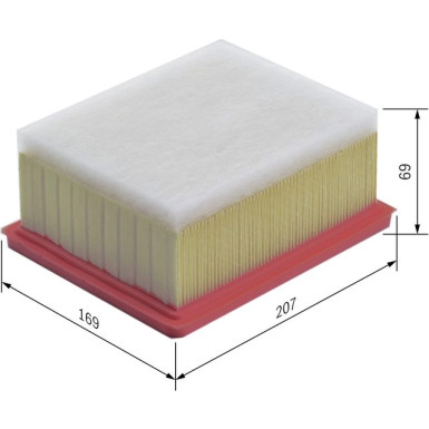 BOSCH 1 987 429 182 Luftfilter BOSCH 1 987 429 182 Luftfilter