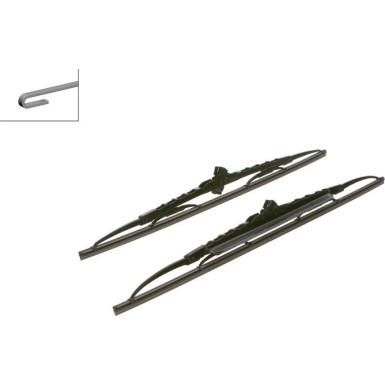 BOSCH 503 S Scheibenwischer Twin 3 397 118 566 BOSCH 503 S Scheibenwischer Twin 3 397 118 566