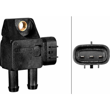 Hella | Sensor, Abgasdruck | 6PP 009 409-301