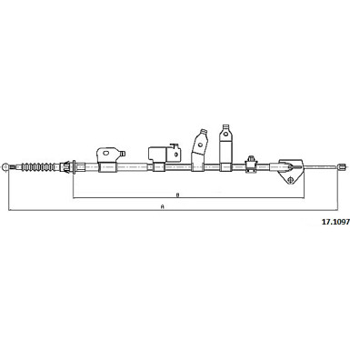 17.1097 Seilzug, Feststellbremse