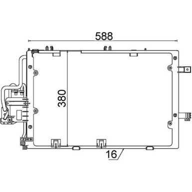 Mahle | Kondensator, Klimaanlage | AC 308 000S
