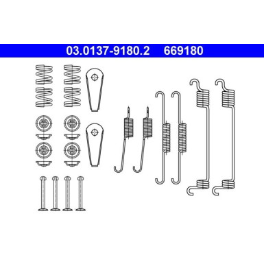 03.0137-9180.2 Zubehörsatz, Bremsbacken