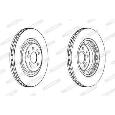 Ferodo | Bremsscheibe | DDF1085C-1