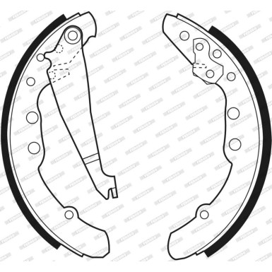FSB409 Bremsbackensatz PREMIER