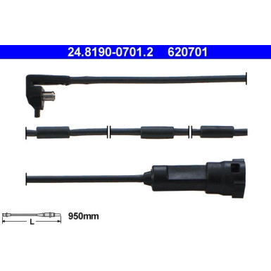 24.8190-0701.2 Warnkontakt, Bremsbelagverschleiß