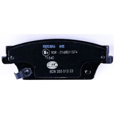 Hella | Bremsbelagsatz, Scheibenbremse | 8DB 355 012-231