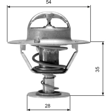 Gates | Thermostat, Kühlmittel | TH04277