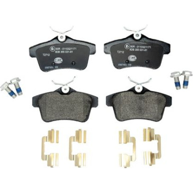 8DB 355 031-811 Bremsbelagsatz, Scheibenbremse