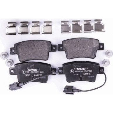 Hella Pagid | Bremsbelagsatz, Scheibenbremse | 8DB 355 019-801