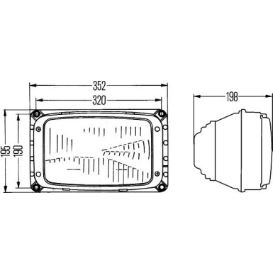 Hella | Hauptscheinwerfer | 1AG 003 434-051