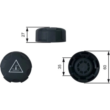 RC247 Verschlussdeckel, Kühlmittelbehälter