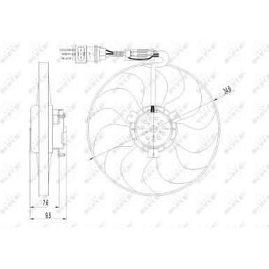 47064 Lüfter, Motorkühlung 47064 Lüfter, Motorkühlung