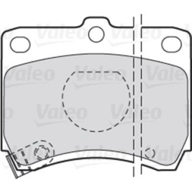 Valeo | Bremsbelagsatz, Scheibenbremse | 301268