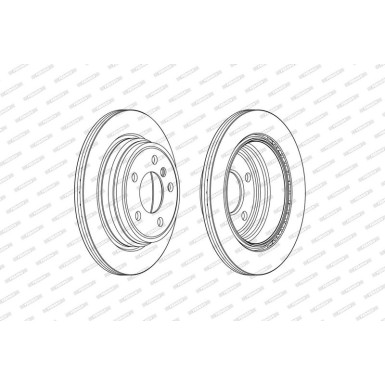 Ferodo | Bremsscheibe | DDF2313C