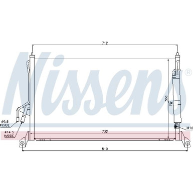 Nissens | Kondensator, Klimaanlage | 94930